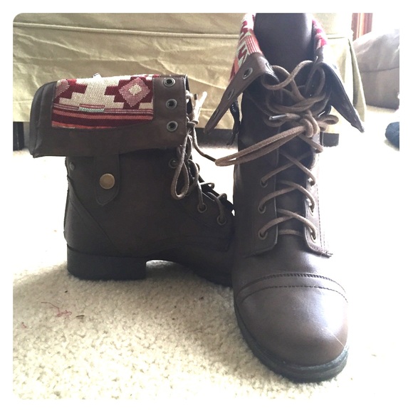 JustFab Combat Boots!