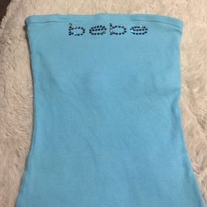 Bebe logo tube top