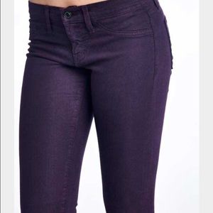 Flying monkey eggplant jeans