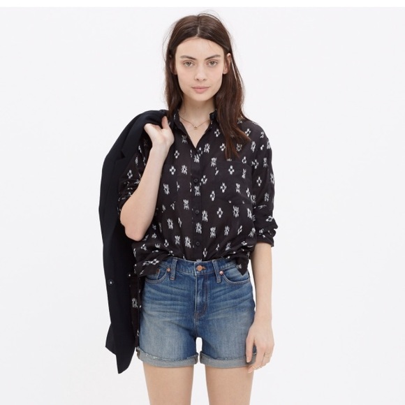 Madewell denim shorts, size 25