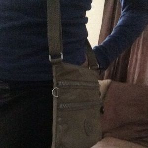 Kipling taupe crossbody bag