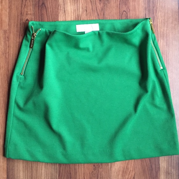 Michael Kors Dresses & Skirts - ☘Michael Kors Green Mini Skirt☘