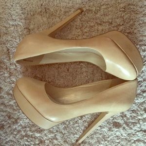 Beige Aldo Pumps
