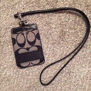 Coach ID lanyard