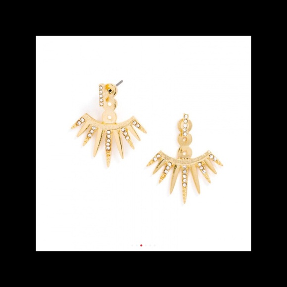 "Golden Starburst" Ear Jackets- Now Available!