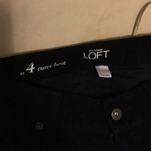 Navy blue cords from loft