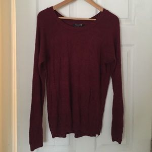 Burgundy Sweater