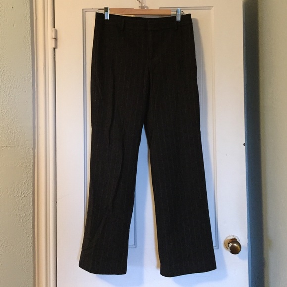 Banana Republic Wool Pin Stripe Work Pants Sz4