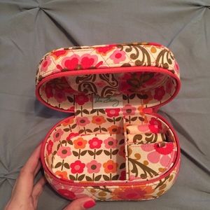 NWOT Vera Bradley Hard Case Jewelry Holder