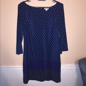 Old navy long sleeved polka dot dress
