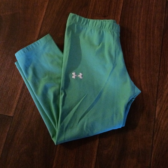 Mint greet under armour copped fitted pants - Picture 1 of 2
