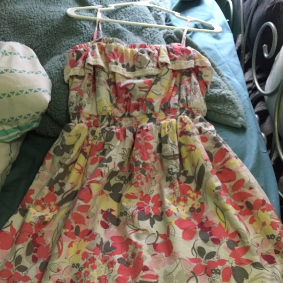 Spring floral dress