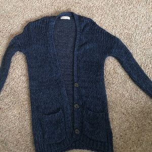 Dark blue XS hollister cardigan