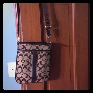 Brown/tan authentic Coach satchel