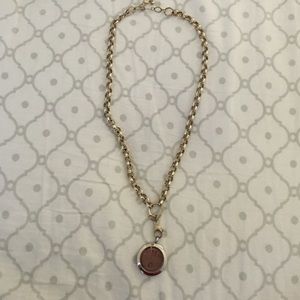 Origami owl chain with locket + dream plate