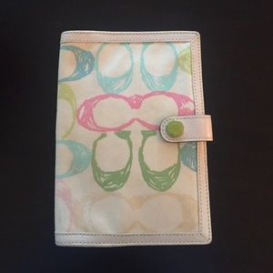Coach small agenda holder/wallet