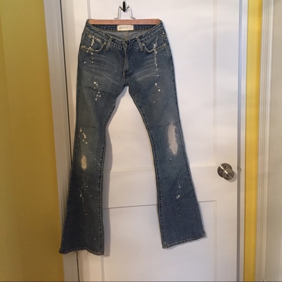 Distressed Paper Denim Cloth jeans size 25 - Picture 1 of 3