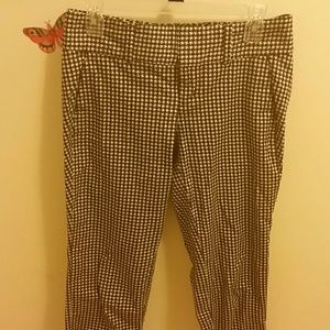 Classic houndstooth pattern pants