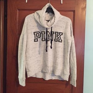 PINK turtle neck sweatshirt
