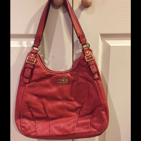 Coach burnt orange bag