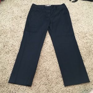 Tory Burch Navy Cropped Pants