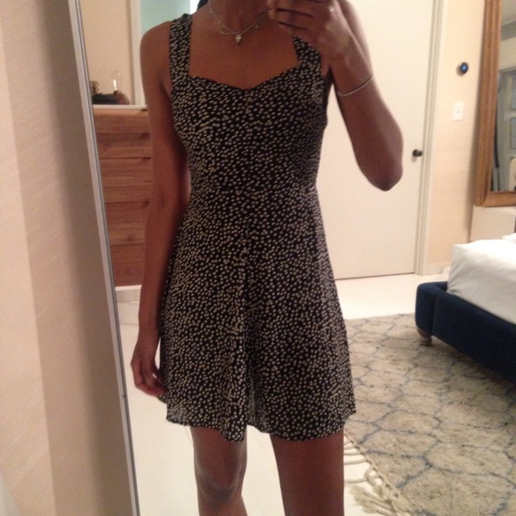 Printed mini-dress with criss-cross straps - Picture 3 of 3