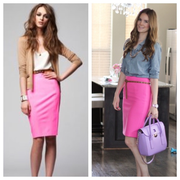 J. Crew Dresses & Skirts - J crew hot pink pencil no.2 skirt