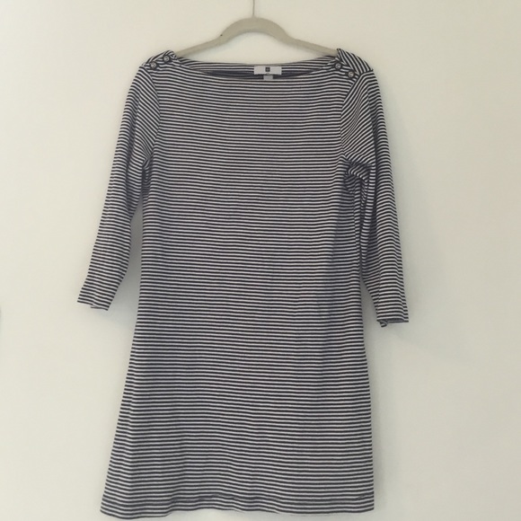 Striped Boatneck Dress