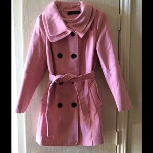 New pea coat w/blk buttons. Fits like M/L - 33" L
