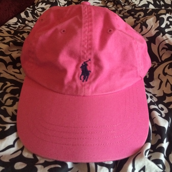 Pink Polo hat