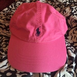 Pink Polo hat