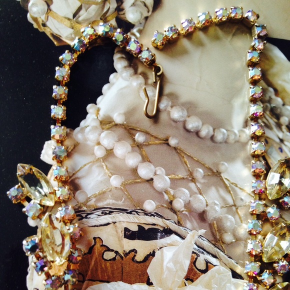 Gorgeous Juliana Vintage Choker Necklace from the 50’s Crystal Jewelry Vintage - Picture 2 of 3