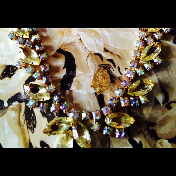 Gorgeous Juliana Vintage Choker Necklace from the 50’s Crystal Jewelry Vintage - Picture 3 of 3