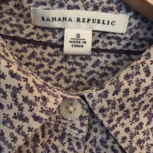 Banana Republic Floral Button Down Shirt