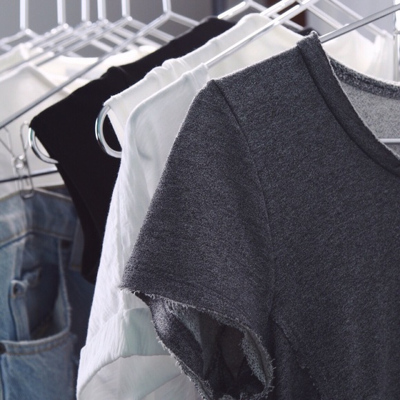 SOLD OUT Raw Edge Sweatshirt Dress - Picture 3 of 4