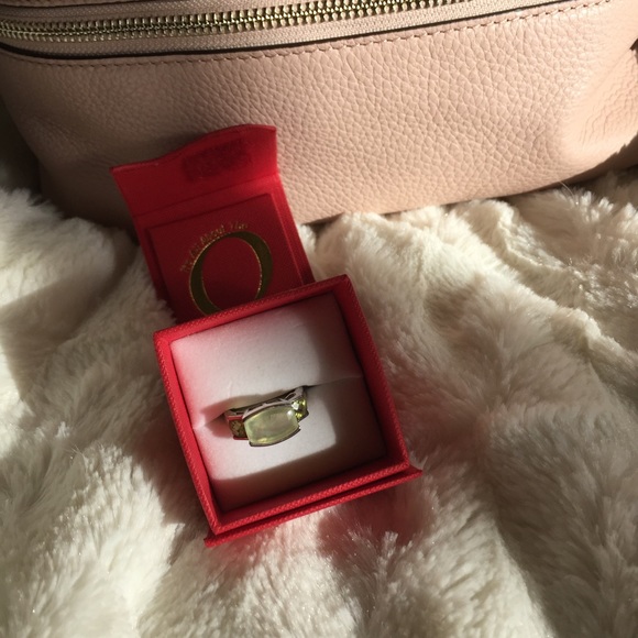 Silver ring with citrine stones - Picture 2 of 2