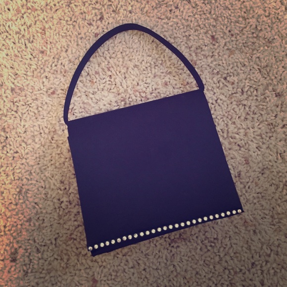 Black formal mini purse