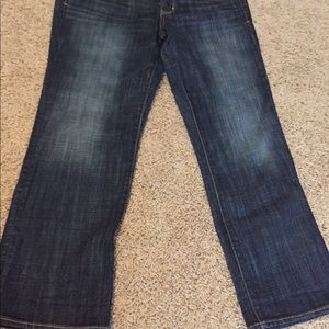 American eagle artist crop jeans