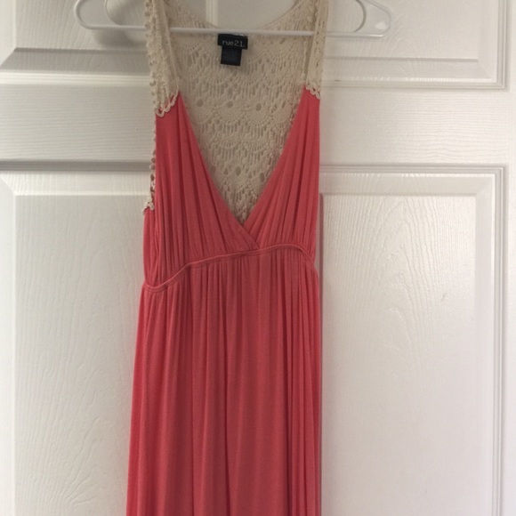 Crochet back dress super cute in the summertime