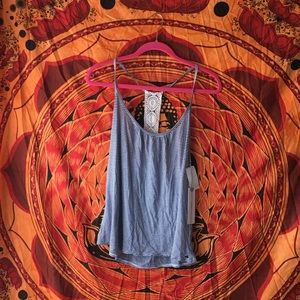 O'neill tank top with crochet back