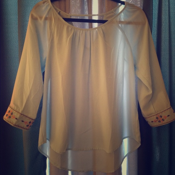 Peasant top size Large
