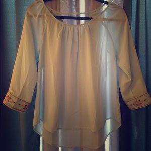 Peasant top size Large