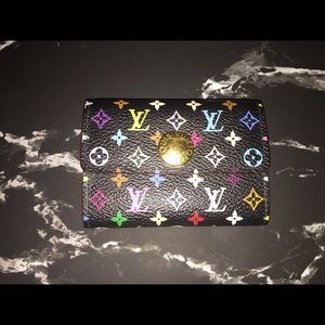 Louis Vuitton Multicolor Noir Card Holder