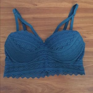Geo- lace bralette