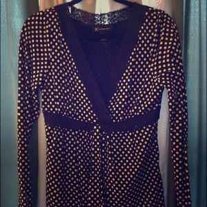 Polka dot blouse