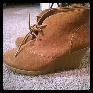 Wedge booties