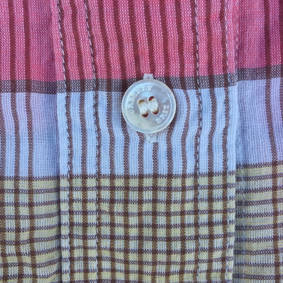 • Burberry Brit • Pink Signature Button Up - Picture 3 of 4