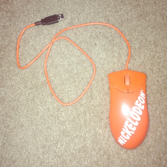 Nickelodeon Orange Computer Mouse