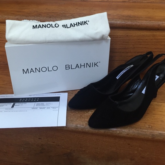 Manolo Blahnik Sling back heels - Picture 1 of 4