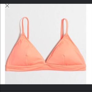 Neon Coral J. Crew bikini.